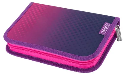Produktbild von Herlitz 400205910, Weiches Federmäppchen, Pink, Violett, Einfarbig, Drinnen, Junge/Mädchen, Reißverschluss