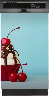 Produktbild von Aufkleber sticker 45x70 cm Dekorative folie Spülmaschine - Cupcake Eiscreme