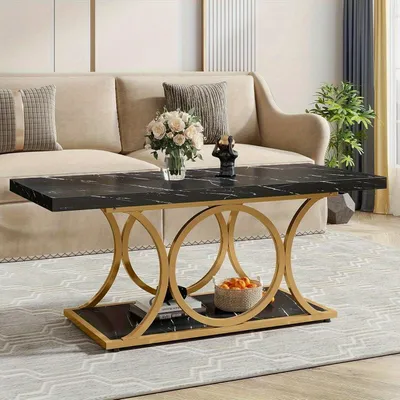 Image de Table basse - Table d'appoint - Table de salon - Petite table - Table à thé - Moderne, rectangulaire
