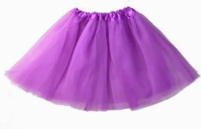 Produktbild von Tütü Tutu Ballettrock Tüllrock Petticoat Ballettkleid Rock Fasching Karneval Kinder 3 Lagen 30cm Lila