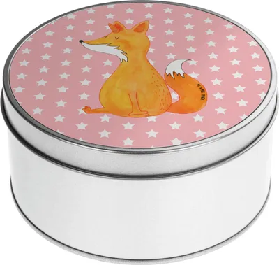 Produktbild von Mr. & Mrs. Panda Teedose Einhorn Wunsch - Rot Pastell - Geschenk, Einhörner, Fuchs, Aufbewahrungsdosen, Vorratsdose, Vorratsdosen, Erinnerungsbox, Keksdose, Unicorns