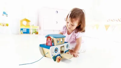 Image de Arche à tirer Hape Push & Pull, E8049