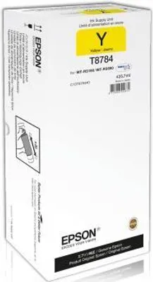 Produktbild von Epson T87844 - 425.7 ml - Gelb - original - Nachfülltinte - für WorkForce Pro WF-R5190, WF-R5190DTW, WF-R5690, WF-R5690DTWF, WF-R5690DTWFL