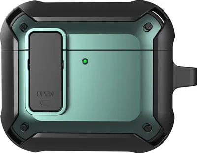 Produktbild von Mobigear Bumblebee  Apple AirPods 4 Hardcase Hülle - Grün