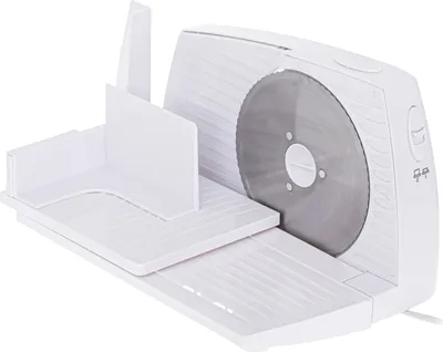 Produktbild von Adler AD4703 Elektrische Allesschneider Einstellbare Schnittstärke bis 15mm, Fingerschutz Weiß