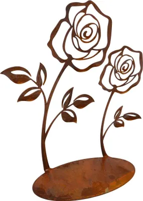 Produktbild von Badeko Rose 25 x 16 rostbraun 2 tlg.