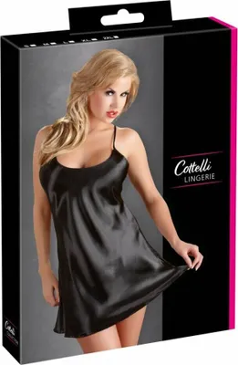 Image de Chemise en satin noir L