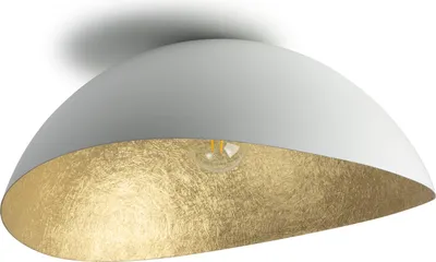 Zdjęcie produktu dla Lampa sufitowa Solaria biało-złota 1xE27x15W metal wym:27x69x65cm IP20 Sigma Lighting