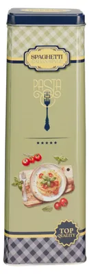 Produktbild von Pasta / Spaghetti Vorratsdose Nostagia - Metall - Italienisch - 10 x 8 x 20 cm - Kuchenvorratsdosen