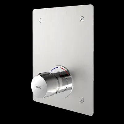 Image de Robinet de douche KWC, modèle F5, hydraulique, mélangeur, encastré, kit complet, fabrication spéciale