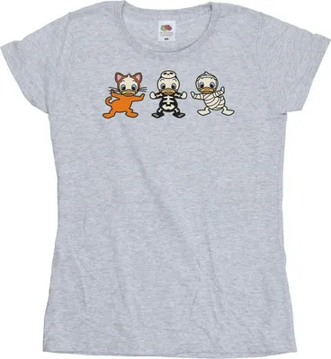 Produktbild von Disney - "Duck Tales Halloween" T-Shirt für Damen BI33870 (XXL) (Grau)