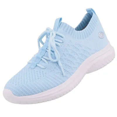 Produktbild von DOCKERS by Gerli Damen Slip-On Schuhe Barfußschuhe Sneaker Freizeitschuhe, Farbe:Blau (Baby Blau 620), Größe:EUR 40