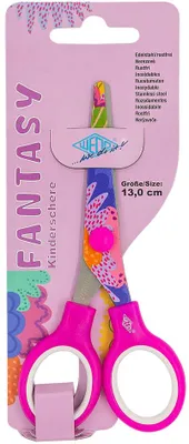 Obrázek produktu pro WEDO Bastelschere FANTASY "Květiny", kulaté, cca 130 mm, růžové
