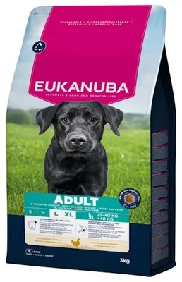 Productafbeelding van Eukanuba Adult Large Breed Chicken 3KG