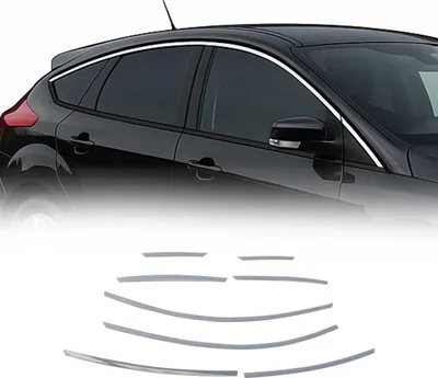 Immagine prodotto di Modanature finestra per Ford Focus 2010-2018 acciaio inox superiore cromo 8pcs