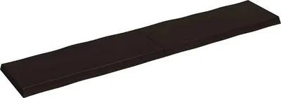 Produktbild von vidaXL Tischplatte 200x40x(2-6) cm Massivholz Behandelt Baumkante