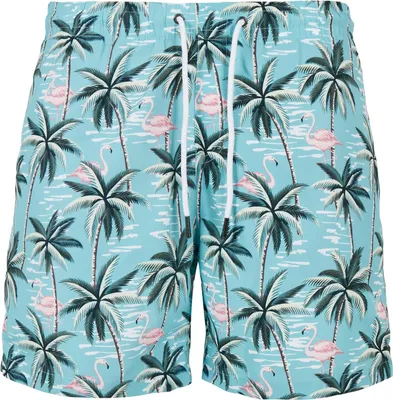 Produktbild von Urban Classics - PATTERN Swim Shorts tropical bird - S