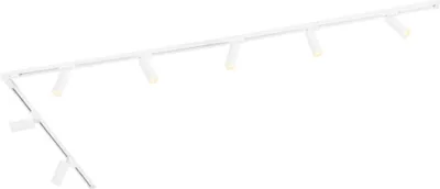 Produktbild von Ledvion - Schienensystem lampen, 3m, 1-Phasen, ohne GU10 Leuchtmittel, Weiss, 7-flammig Spot, spotlight, deckenspot, deckenstrahler, strahler lampe
