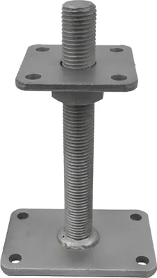 Produktbild von GeZu Impex® Pfostenträger Ulrich höhenverstellbar M30 x 250 mm, 100 x 100 mm Stützenfuß Pfostenschuh