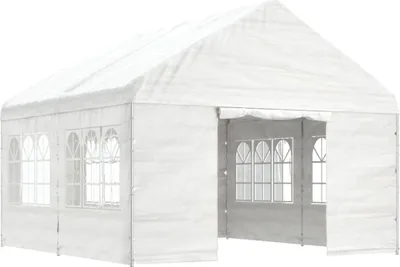 Obrázok produktu pre vidaXL Pavilón so strechou biely 4,46x4,08x3,22 m Polyetylén