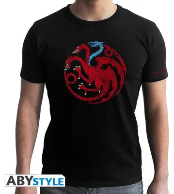 Obrázek produktu pro GAME OF THRONES - Pánské tričko Targaryen's Symbol - L