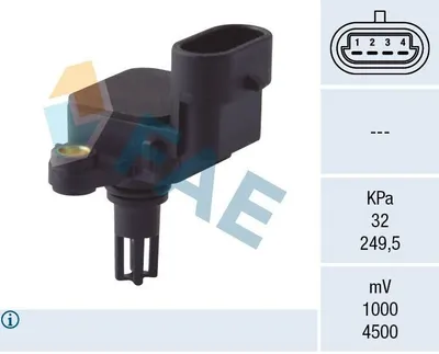 Produktbild von FAE 15072 Ladedrucksensor für SAAB 9-5 Kombi (YS3E) Saugrohr