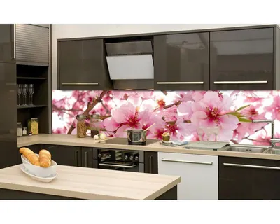 Obrázek produktu pro Dimex fototapety do kuchyně, samolepicí - Flowers apple 60 x 260 cm