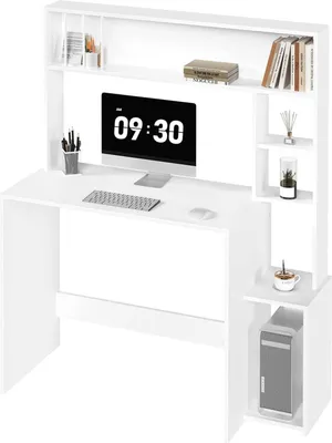 Produktbild von EUGAD Schreibtisch, Computertisch mit Regal, Gamingtisch mit Stauraum, für Home Office Büro Wohnzimmer