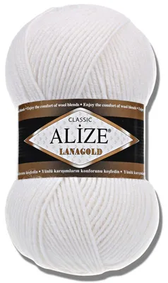 Produktbild von Alize 1x 100g Lanagold Wolle, Uni, Häkeln, Stricken (55)