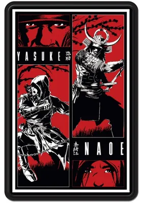 Obrázok produktu pre Plechová ceduľa Assassin's Creed Shadows - Manga