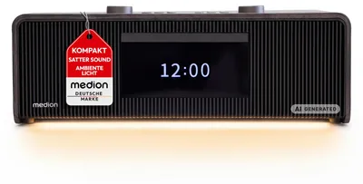 Produktbild von MEDION DRP-1 DAB+ Stereoanlage mit CD-Player & Bluetooth - Holzgehäuse