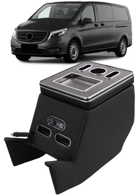 Produktbild von Armlehne Aufbewahrungsbox schwarz für Mercedes-Benz V-Klasse 2014/03-2025/12