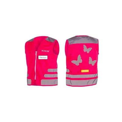 Image de Wowow Gilet réfléchissant pour enfants Nutty Pink Gr. Xs