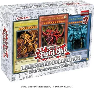 Produktbild von Yu-Gi-Oh! Legendary Collection: 25th Anniversary Edition (Deutsch) | 6 Boosterpacks + 6 Ultra Rares | Inkl. Quarter Century Secret Rare | Neu &– Jubiläums-Sammelbox