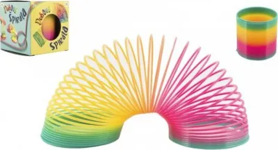 Produktbild von Spirale/Feder Regenbogen Kunststoff Durchmesser 6,5cm