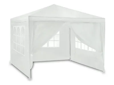 Produktbild von Plonos Gartenpavillon weiß 3x3m 4936