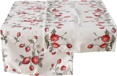 Produktbild von Boltze Home Tischläufer Erdbeere Polyester 40x142cm