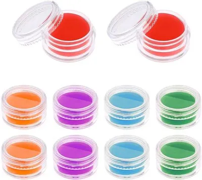 Imagen del producto de Kit de arte para pintura, juego de 10 piezas, con pegamento de colores, arcilla y accesorios para pintura con diamantes (DIY)