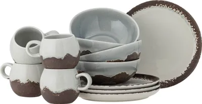 Produktbild von Paula Frühstück Set, Braun, Steingut