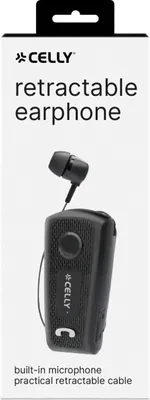 Zdjęcie produktu dla Celly BHCLIP, Przewodowa, Połączenia/Muzyka/Sport/Codzienność, 20 - 20000 Hz, 30 g, Zestaw słuchawkowy, Czarny