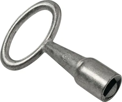 Produktbild von Dornschlüssel SW8mm vernickelt m.Innen-4KT