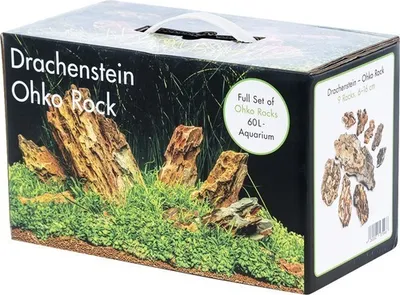Produktbild von Aquariumdekoration-Set Drachenstein für 60 l Aquarium