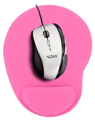 Produktbild von Rosa ergonomische Handgelenkauflage mit Polsterung für die Maus