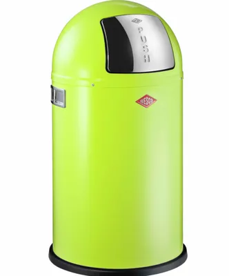 Produktbild von WESCO Abfallsammler PUSHBOY JUNIOR 175531-20 in LIMEGREEN mit 22 Liter Volumen / Abfalleimer / Mülleimer