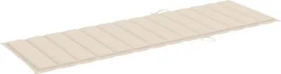 Produktbild von vidaXL Sonnenliege mit Auflage Akazie Massivholz