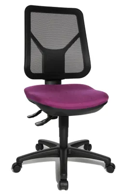 Produktbild von Topstar Bürodrehstuhl "Ergo Net" violett