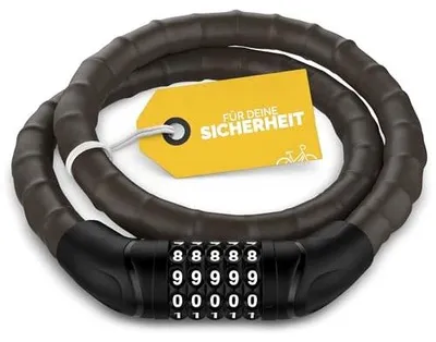 Zdjęcie produktu dla Zamek szyfrowy rowerowy 5 cyfrowy kod do roweru elektrycznego