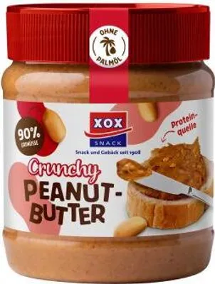 Immagine prodotto di XOX Peanutbutter Crunchy crema spalmabile alle arachidi macinate grossolanamente 350 g