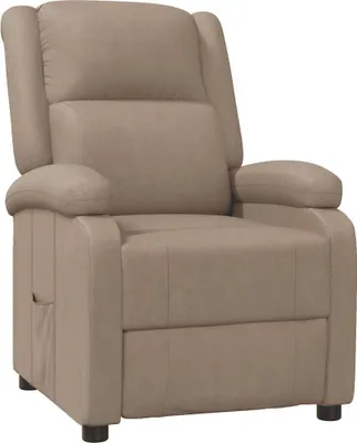 Immagine prodotto di vidaXL Poltrona relax cappuccino-marrone in Pelle finta