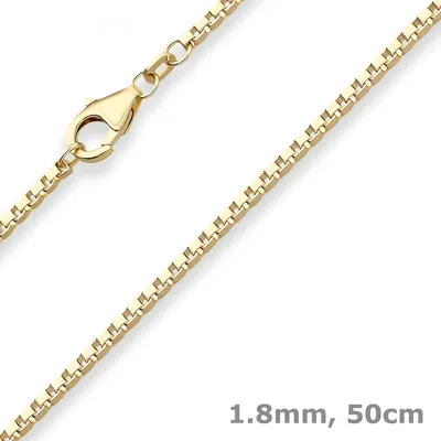 1-8mm-Veneziakette-aus-585-Gelbgold-50cm